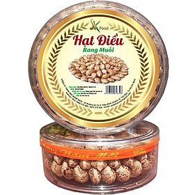 Hình ảnh HẠT ĐIỀU VỎ LỤA RANG MUỐI CAO CẤP THƯƠNG HIỆU SK FOOD - HỘP 500G