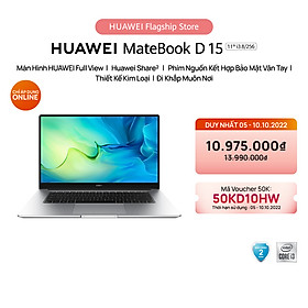 Máy Tính Xách Tay Laptop Huawei Matebook D15 (8Gb/256Gb) Share | Màn...
