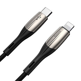 Mua Dây cáp sạc nhanh 18W USB Type-C to Lightning dài 2m  hiệu Baseus HK11-Harizontal cho iPhone / iPad (trang bị đèn LED  sạc nhanh chuẩn PD 18W  Công nghệ chống đứt SR) - Hàng nhập khẩu