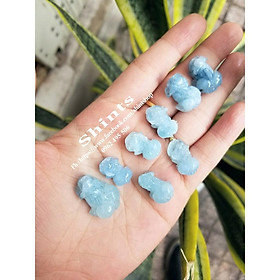 Vòng cổ tỳ hưu xanh dương nhạt