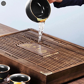 Mua Khay Trà Tre Cao Cấp Chữ Nhật Trung Kích Thước 43*27*5.5 KT 27