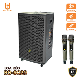 Mua   2 MICRO KHÔNG DÂY UHF + REMOTE   Loa Kéo Gỗ Bluetooth B&D  Công Suất 120W  Bass 15 Inch - Hàng Chính Hãng