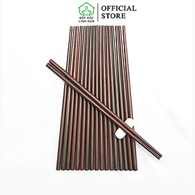 Mua Đũa Gỗ Trắc Tự Nhiên Việt Nam Siêu Sạch HAHANCO  CTL701TT  Bộ 10 Đôi Tròn