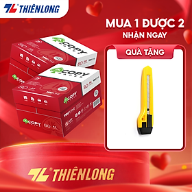 Combo 10 ream Giấy in A4, giấy photo IK Copy 80gsm độ dày cao, đều màu không gợn sóng, không xơ xước và không tách lớp