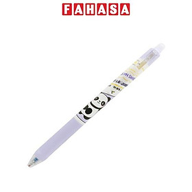 Bút Bi Xóa Được HL-33038 - Màu Tím - Mực Xanh