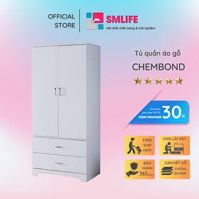 Mua Tủ quần áo gỗ cho bé phong cách hiện đại SMLIFE Chembond