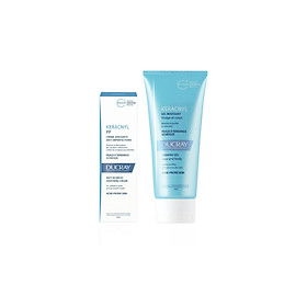 Combo Gel Rửa Mặt Cho Da Mụn Ducray Keracnyl Gel Innova Myrtacine 200ml Và Kem Dưỡng Cân Bằng Dầu Giảm Viêm Mụn Ducray Keracnyl Pp Anti-Blemish Soothing Cream 30ml