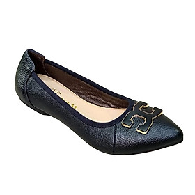 Giày Nữ Búp Bê Đế Bệt Da Bò Thật TiTi ĐÔ Cao Cấp GBBN2066d