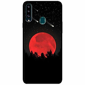 Ốp lưng dành cho Samsung A20s mẫu Mặt Trăng Đỏ