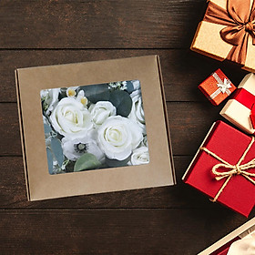 Artificial Flowers Box Realistic Fake Flower for Centerpieces Decor Ornament