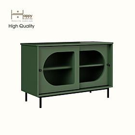 Mua  Happy Home Furniture  SISEEL  Tủ lưu trữ cửa kính 2 cửa lùa - Chân sắt  100cm x 40cm x 64cm ( DxRxC)  TCL_038