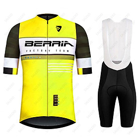 2023 BERRIA Đội Nam Ngắn Tay Đi Xe Đạp Jersey Bộ Mùa Hè MTB Maillot Ropa Ciclismo Đi Xe Đạp Quần Áo Thể Thao Xe Đạp Phù Hợp Với Color: 8 Size: S