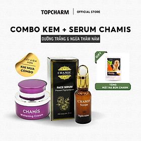 Kem Dưỡng Trắng CHAMIS & Serum Giảm Thâm Nám Tàn Nhang Từ Sâu Bên Trong Dưỡng Da Tươi Sáng