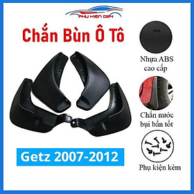 Bộ 4 chắn bùn Hyundai Getz 2007-2008-2009-2010-2011-2012 chuẩn theo xe