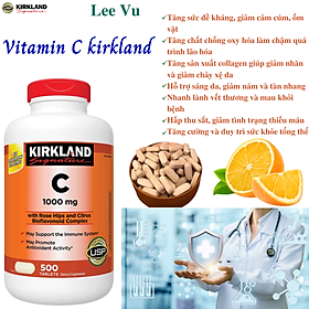 Viên Uống Bổ Sung Vitamin C Kirkland Signature Vitamin C (1000mg x 500 Viên) - giúp tăng cường hệ miễn dịch