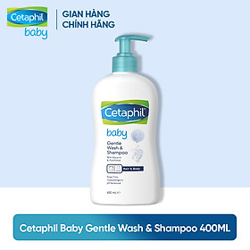 Sữa tắm gội dịu nhẹ cho bé Cetaphil Baby Gentle Wash & Shampoo 400ml