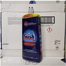 Nước Làm Bóng Finish 750ml Nước Trợ Xả Khô Bát  Dùng Cho Máy rửa Bát