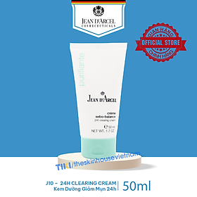 J10 Kem dưỡng giúp giảm mụn Purifiante - 24h Clearing Cream 50ml - Jean d'Arcel
