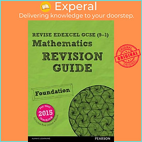 Sách - Pearson Edexcel GCSE (9-1) Mathematics Foundation tier Revision Guide + Ap by Harry Smith (UK edition, paperback)