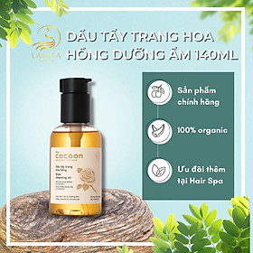 Dầu tẩy trang hoa hồng Cocoon tẩy sạch makeup chuyên nghiệp và dưỡng ẩm 140ml - LS021 - The Cocoon Original Vietnam