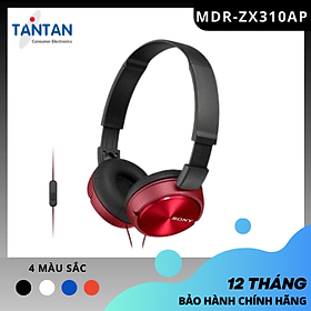 Tai nghe CHOÀNG ĐẦU Sony MDR-ZX310AP | | Neodymium tái tạo âm thanh mạnh mẽ - Thiết kế gập gọn nhẹ - Micro | Hàng Chính Hãng