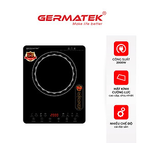 Mua Bếp từ đơn cao cấp Germatek DE-ICF51A (BH 12 tháng) tặng kèm nồi lẩu inox Vicenza - Hàng chính hãng