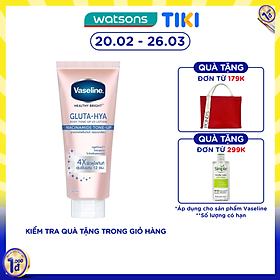 Sữa Dưỡng Thể Vaseline Healthy Bright Gluta-Hya Nâng Tông Tức Thì 300ml