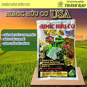 Mua Phân bón hữu cơ Cty Bio Delta Gold Humic Hữu Cơ USA (1Kg) - ra rễ  hạ phèn  giải độc hữu cơ