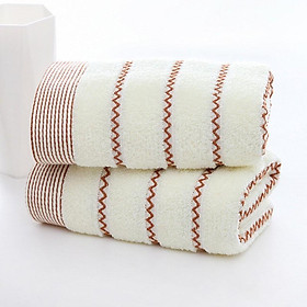 Mua Khăn Tắm Lau Đầu Sợi Bông Cotton Siêu Thấm Hút - Khăn Lau Mặt Gợn Nước (34x74cm)