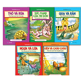 Bộ truyện cổ tích nước ngoài song ngữ Anh – Việt 1 (gồm 5 cuốn)
