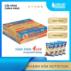 [MUA 1 TẶNG 4] Cháo Cao Cấp Vị Thịt Bằm Khánh Hòa Nutrition - Thùng 40 + 4 Gói x 50G