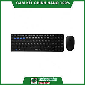 Combo bàn phím + chuột không dây Rapoo 9300M-Hàng chính hãng.