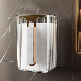 Tissue Holder Case Decoration Multipurpose Dustproof for Hotel Home Bathroom