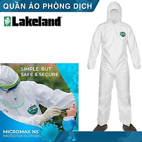 Mua Quần Áo Chống Hóa Chất Lakeland - MicroMax NS cấp độ 4 (tặng 1 khẩu trang 9105  1 đôi găng tay  1 bọc giày)