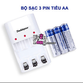 Bộ Pin Sạc + Đế Sạc Loại AA, AAA 1200mAh, Sạc Nhanh, Ứng Dụng Rộng Rãi Cho Nhiều Sản Phẩm Và Thiết Bị