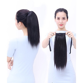 Tóc giả cột thẳng 40cm ❤️FREESHIP❤️ cột tóc thẳng, tóc cột thẳng, buộc tóc giả