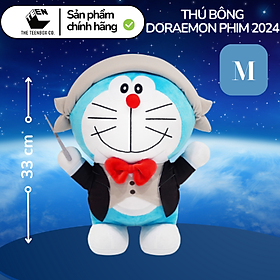 Thú bông Doraemon Phim 2024 size M, Gấu bông Doraemon đáng yêu, Sản phẩm chính hãng, Phân phối bởi Teenbox