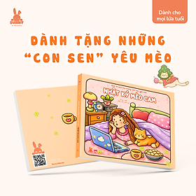 Sách tô màu Nhật ký mèo cam