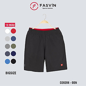  Quần đùi nam Big Size Fasvin D20206.HN cỡ đại vải gió mềm mại co giãn thoải mái