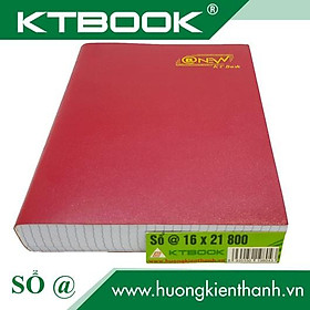 Sổ tay ghi chép Bìa Da Mềm KTBOOK Cao Cấp kích thước A5 mã 800 giấy ruột caro - 600 trang