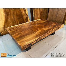 Mua Bàn Sofa  Bàn Ngồi Bệt  Bàn Trà  Bàn Cafe Gỗ Me Tây  Bàn Sofa Gỗ Tự Nhiên Dài 1 1m Rộng 76cm Dày 7cm