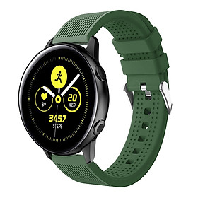 Mua Dây Cao Su Colour 3 Size 20mm cho Galaxy Watch Active 1  Galaxy Watch Active 2  Galaxy Watch 42  Huawei Watch 2  Ticwatch  Amazfit  Garmin