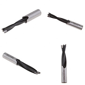 4x 70mm Carbide Brad Point Boring Bits Right Hand Woodworking
