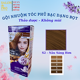 SALON de PRO nhuộm tóc phủ bạc dạng bọt TFH2