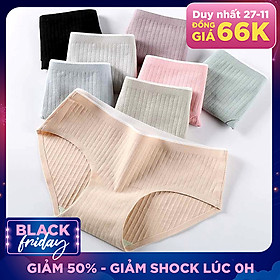 Combo 5 Quần quần lót nữ cotton không đường may, không viền thấm hút mồ hôi - ZQ288