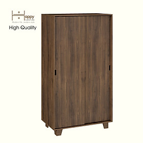 HAPPY FURNITURE , ALVA - Tủ quần áo 2 cửa lùa, TCL_041 , 100cm x 54cm x 180cm DxRxC