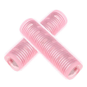 2 Chiếc Tóc Nhựa Con Lăn Nổ Uốn Tự Sướng Uốn Tóc Dụng Cụ Tạo Kiểu Tóc
