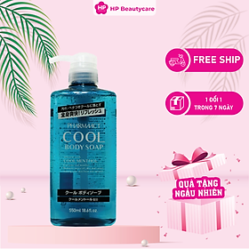 Sữa Tắm Nam Chiết Xuất Bạc Hà Pharmaact Cool Body Soap (Chai 600mL)