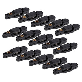 15Pcs Offshore Fishing Adjustable Planer Board Snap Release Clip Kite Line Clips