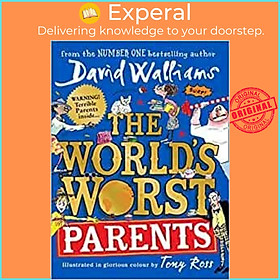 Sách - The World's Worst Parents by David Walliams (UK edition, hardcover)